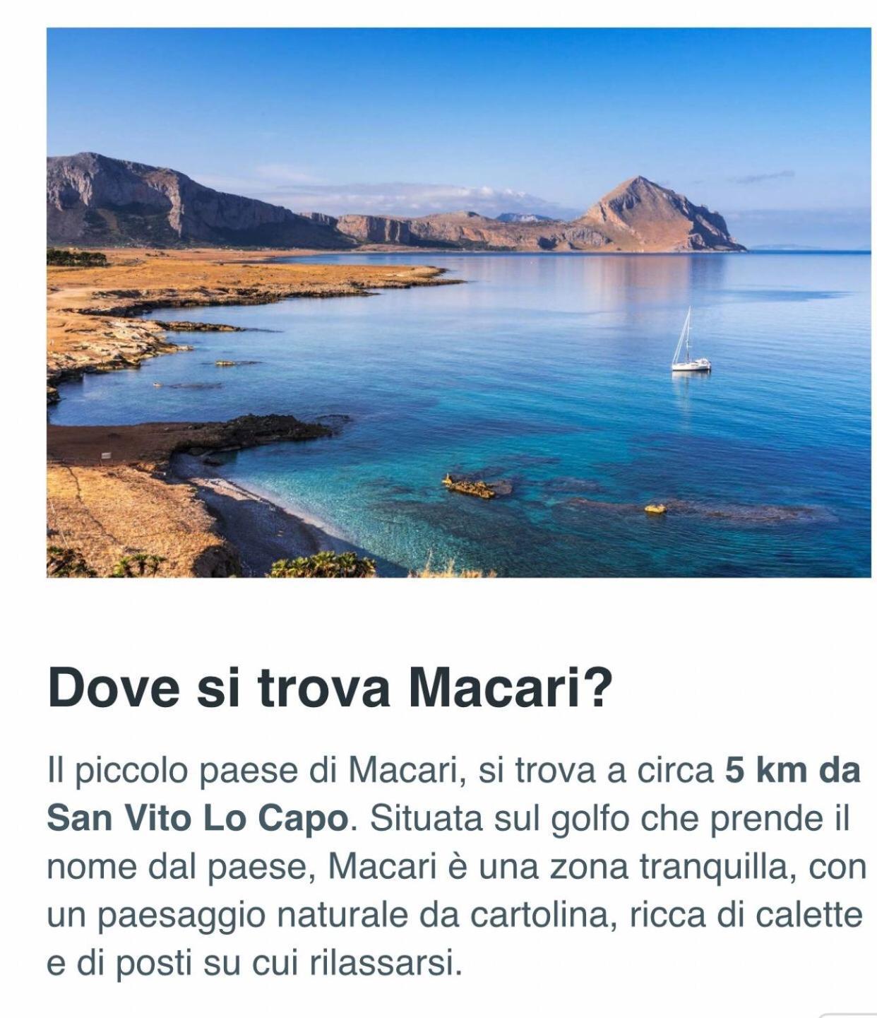 Appartamento Casa Magnolia San Vito Lo Capo Exteriér fotografie